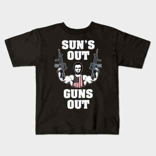 Suns Out Guns Out Kids T-Shirt